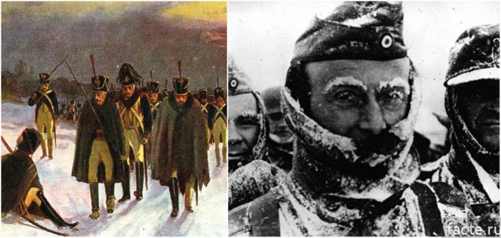 Наполеоновская и гитлеровская армии