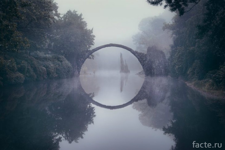 Мост утром