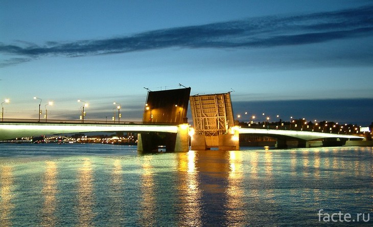Мост Александра Невского СПб