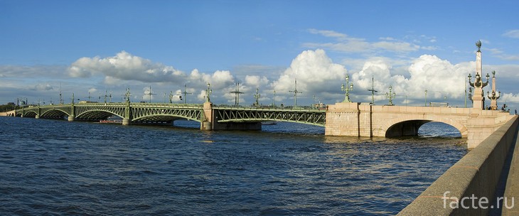 Троицкий мост СПб