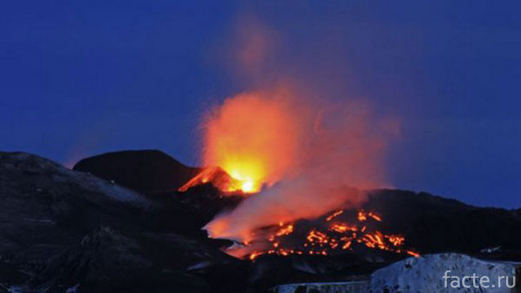 Извержение вулкана Лаки