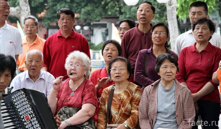 Пенсионеры Китая