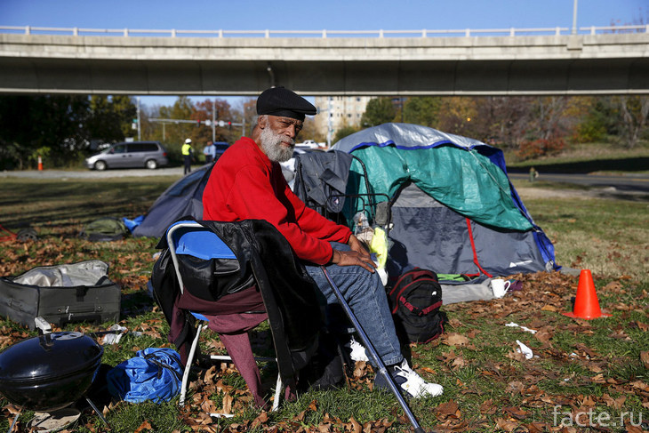 Бездомные в США
