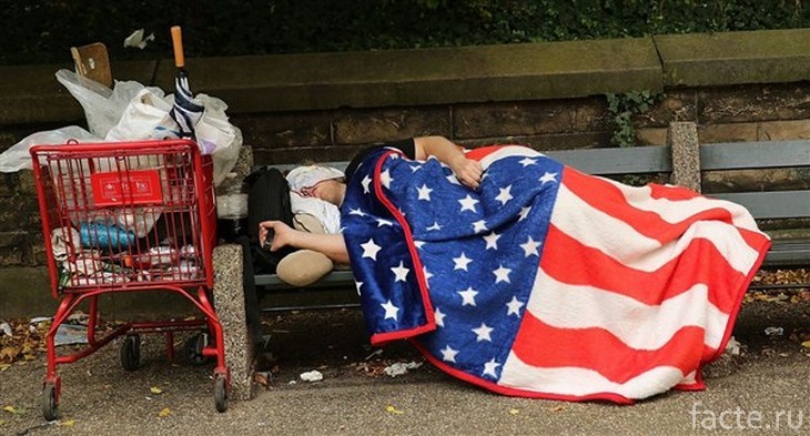 Бездомные в США