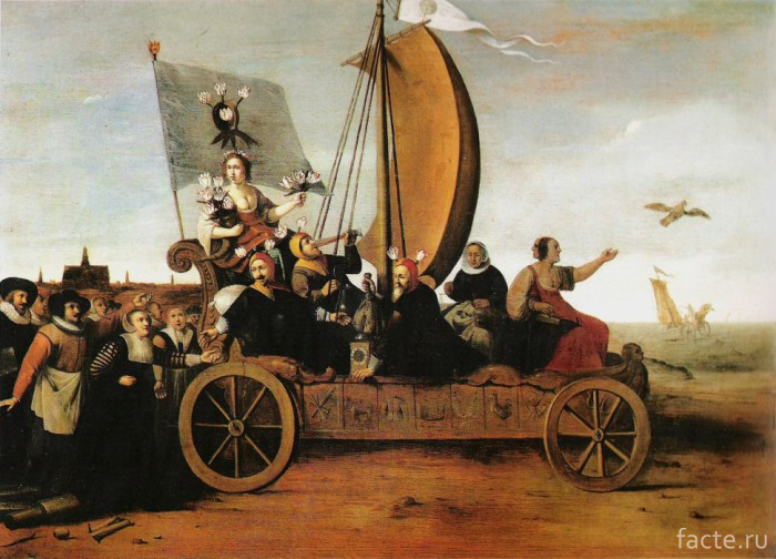 Гендрик-Пот,-«Колесница-Флоры»,-(около-1640-года)