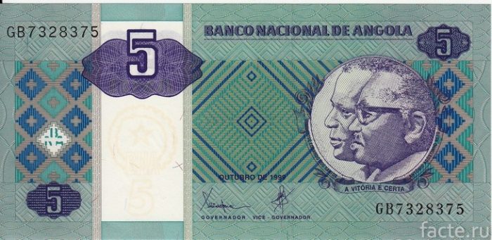 банкнота ангола