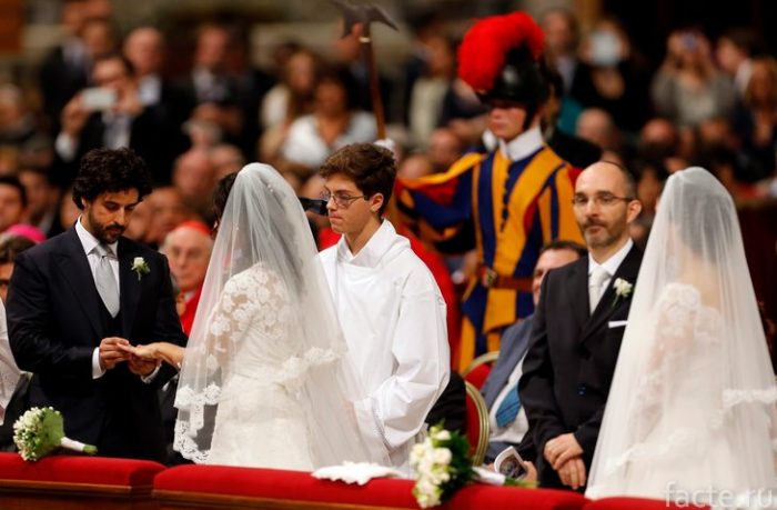свадьба в ватикане